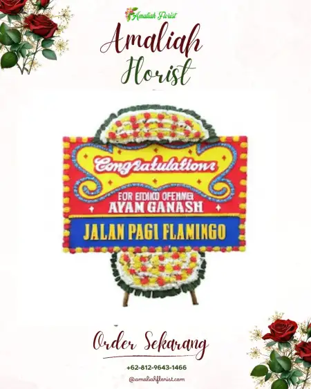 Sewa Papan Bunga Jenamas